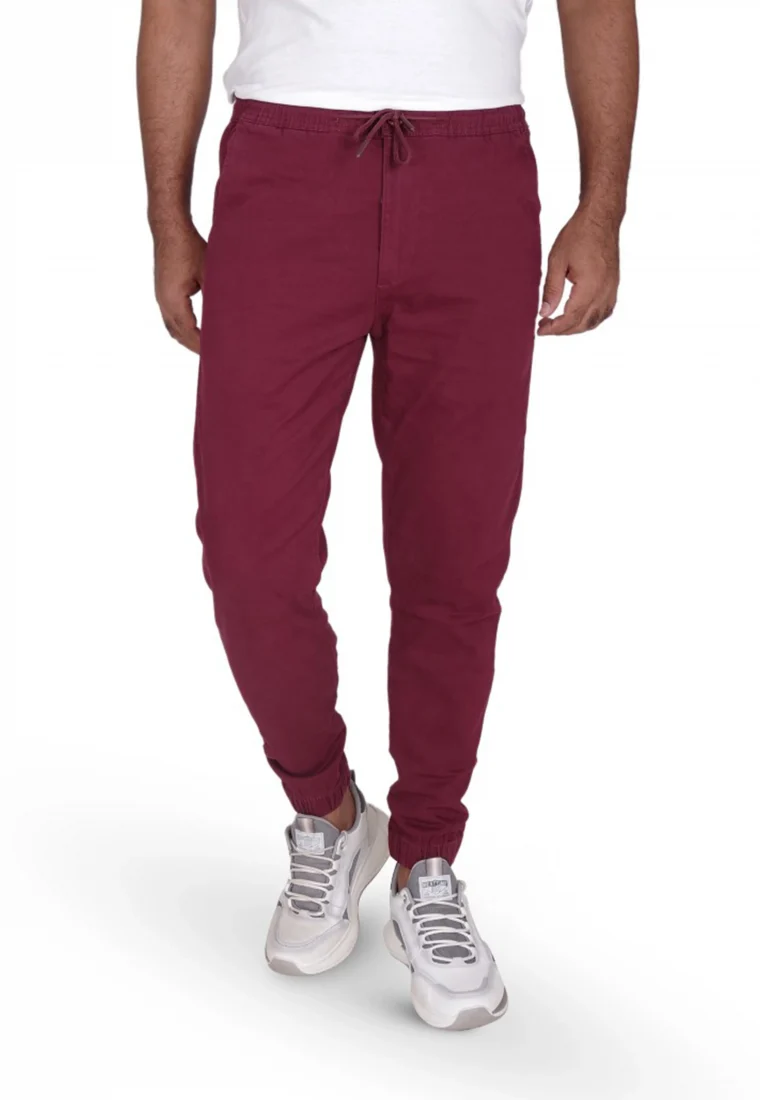 DEEN Maroon Twill Joggers Pant 35