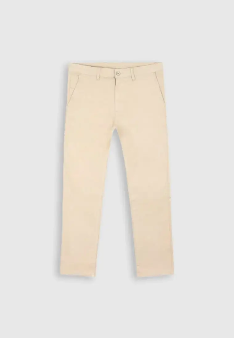 DEEN Beige Twill Chino Pant 49 – Slim Fit