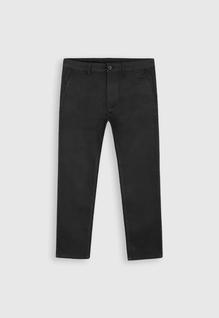 DEEN Black Twill Chino Pant 51 Slim Fit