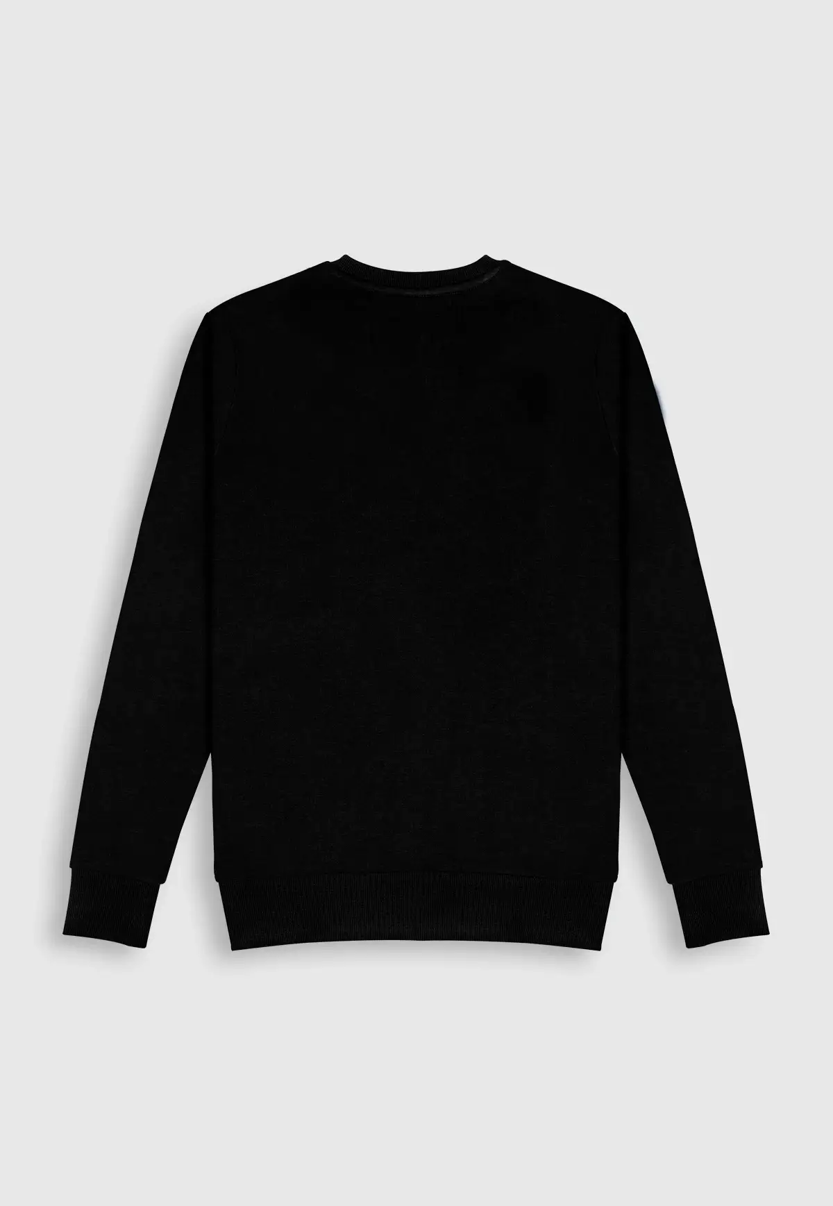Black Sweatshirt in Cotton-Terry - Image 2