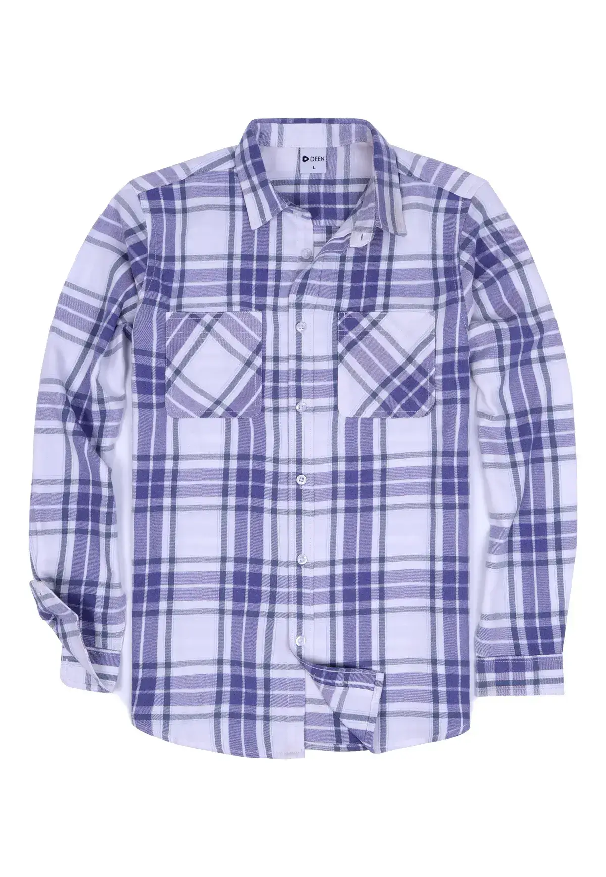 DEEN Checked Flannel Shirt 04
