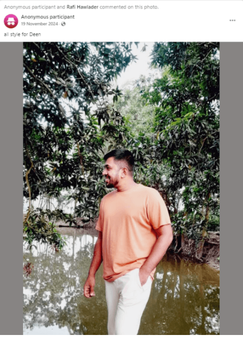 Anonymous participant 1