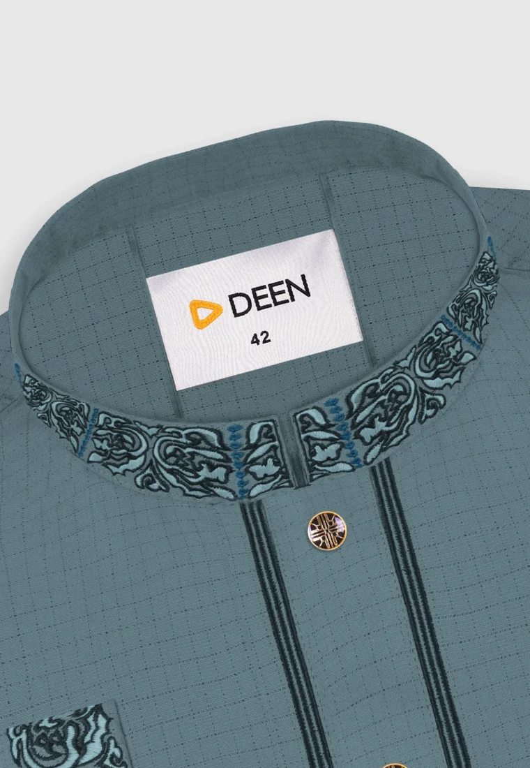 Embroidered Cotton Panjabi - Image 3