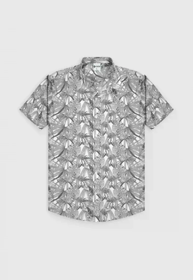 Leaf Cotton Shirt - Regular Fit