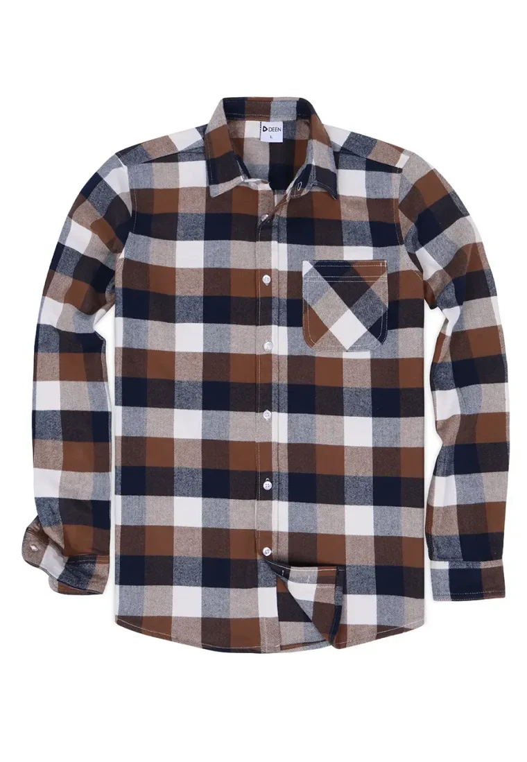 DEEN Checked Flannel Shirt 09