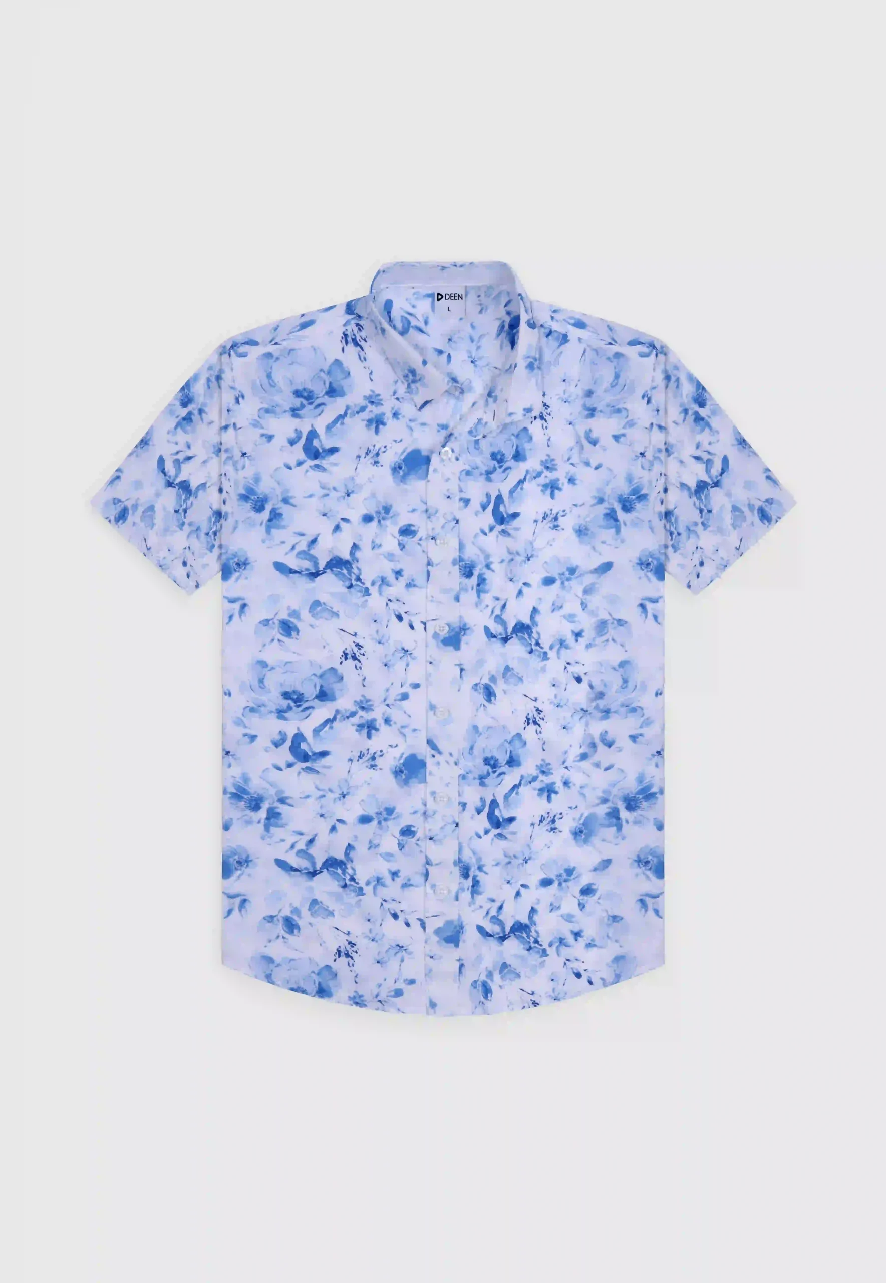 Watercolor Cotton Shirt - Regular Fit