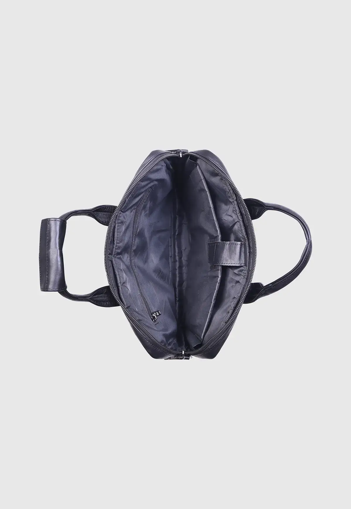 Black Finish Executive Leather Bag - Image 4