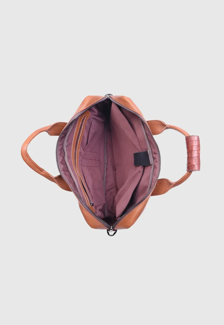 Dual Textured Executive Leather Bag - Image 4