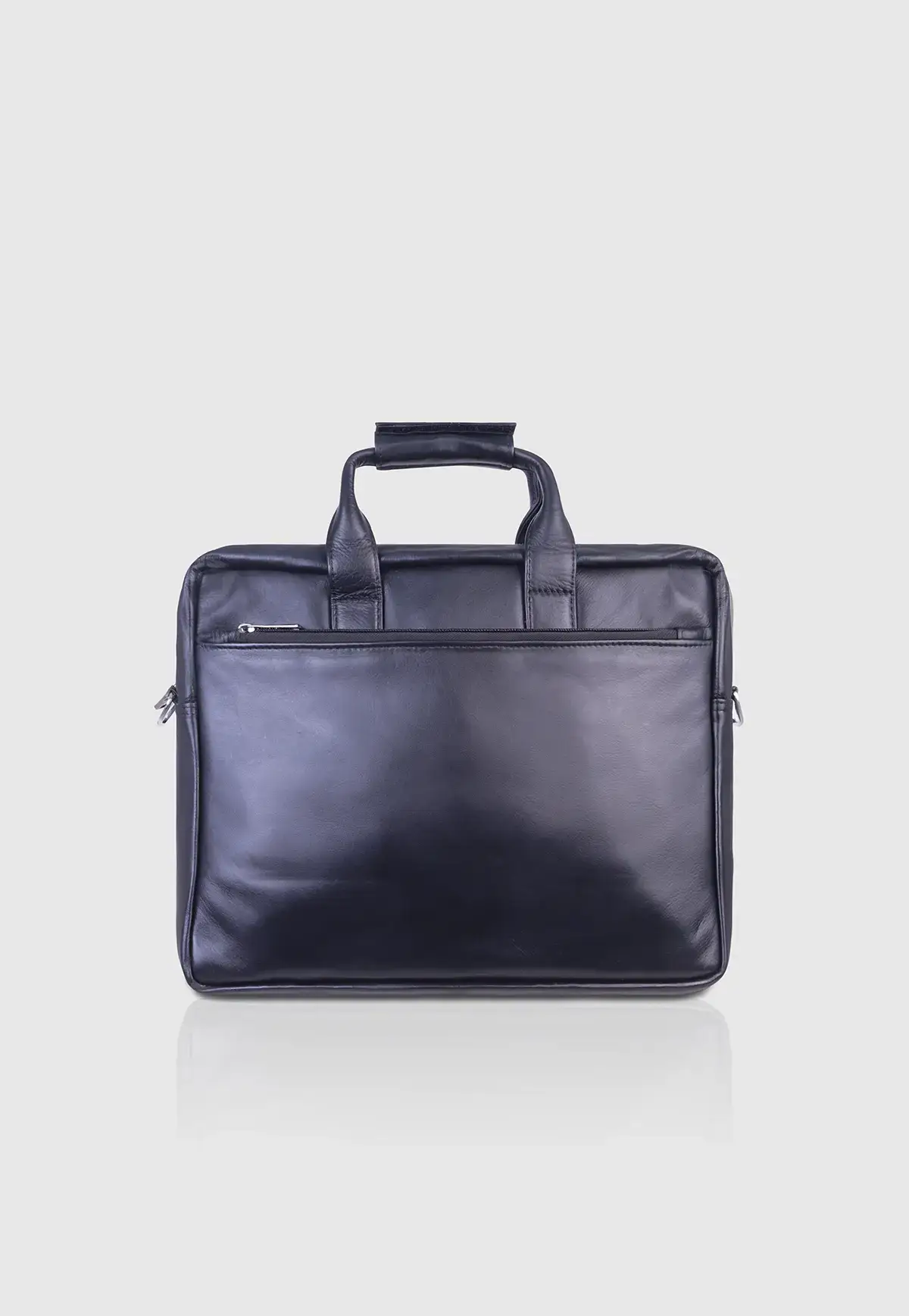 Black Finish Executive Leather Bag - Image 2