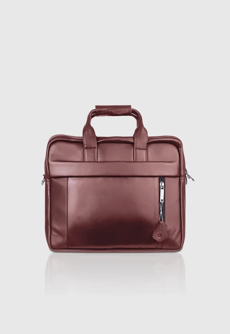 Classic Maroon Executive Leather Bag