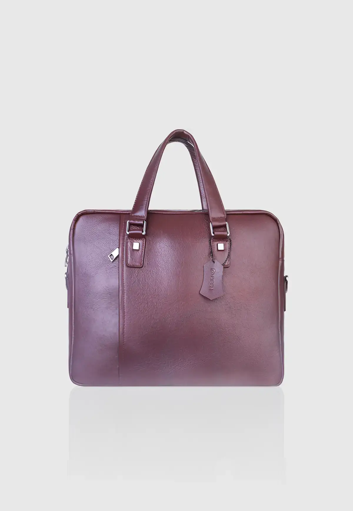 Matte Maroon Executive Leather Bag