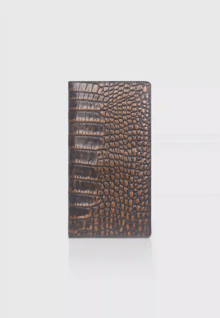 Rustic Classic Leather Long Wallet