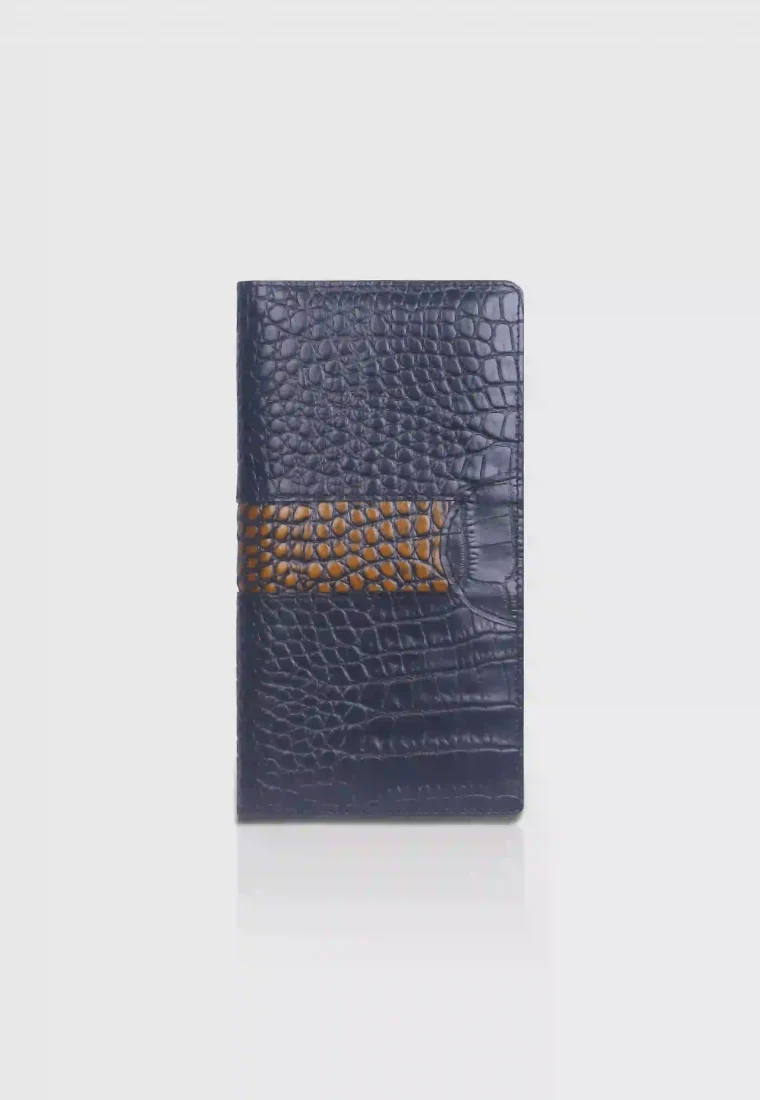 Dual Drift Leather Long Wallet