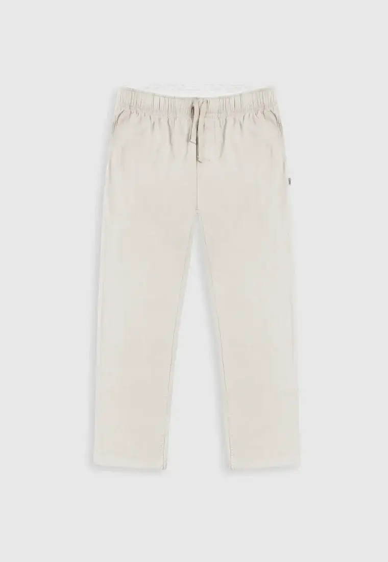 Beige Trousers - Regular Fit