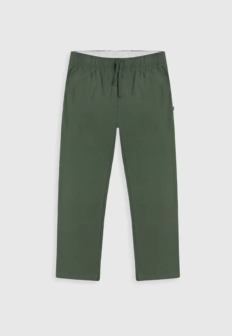 Olive Trousers - Regular Fit