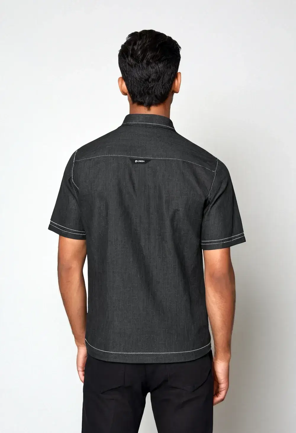 Ash Contrast Stitch Shirt - Regular Fit - Image 4