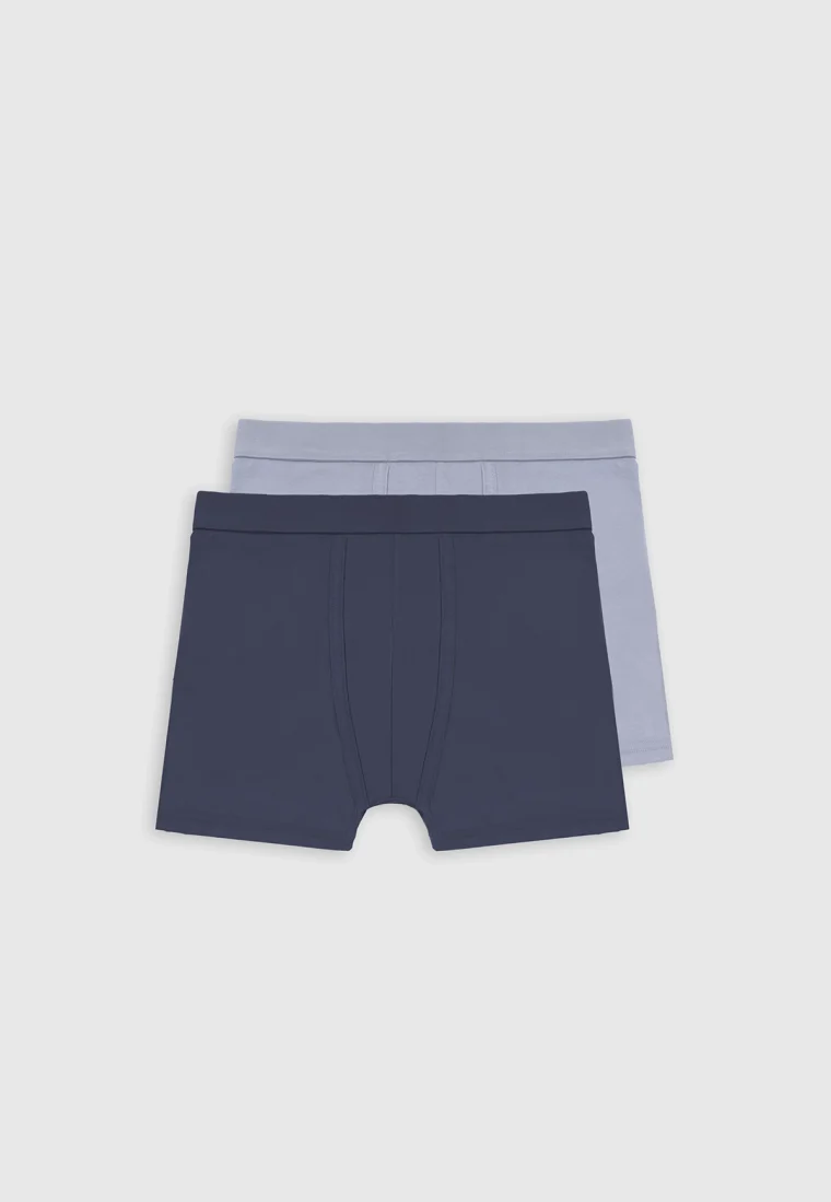 Two-Pack of Boxer Briefs in Stretch Cotton