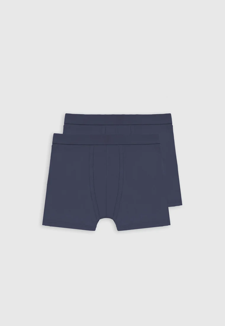 Two-Pack of Boxer Briefs in Stretch Cotton