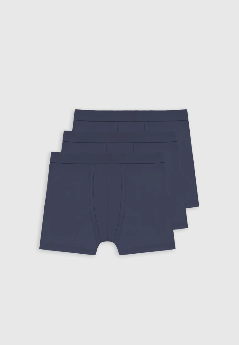 Three-Pack of Boxer Briefs in Stretch Cotton