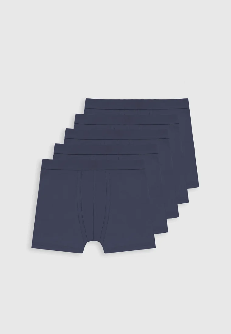 Five-Pack of Boxer Briefs in Stretch Cotton