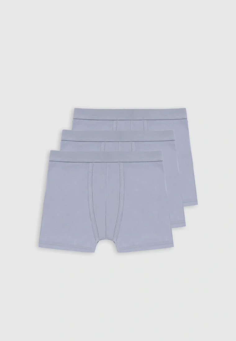 Three-Pack of Boxer Briefs in Stretch Cotton