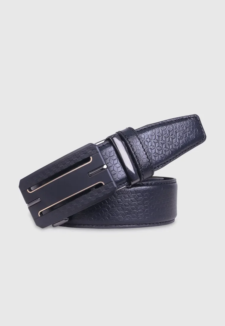 Black Leather Gear Belt