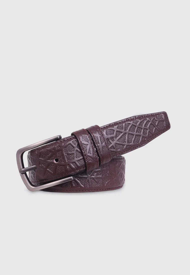Chocolate Premium Leather Belt