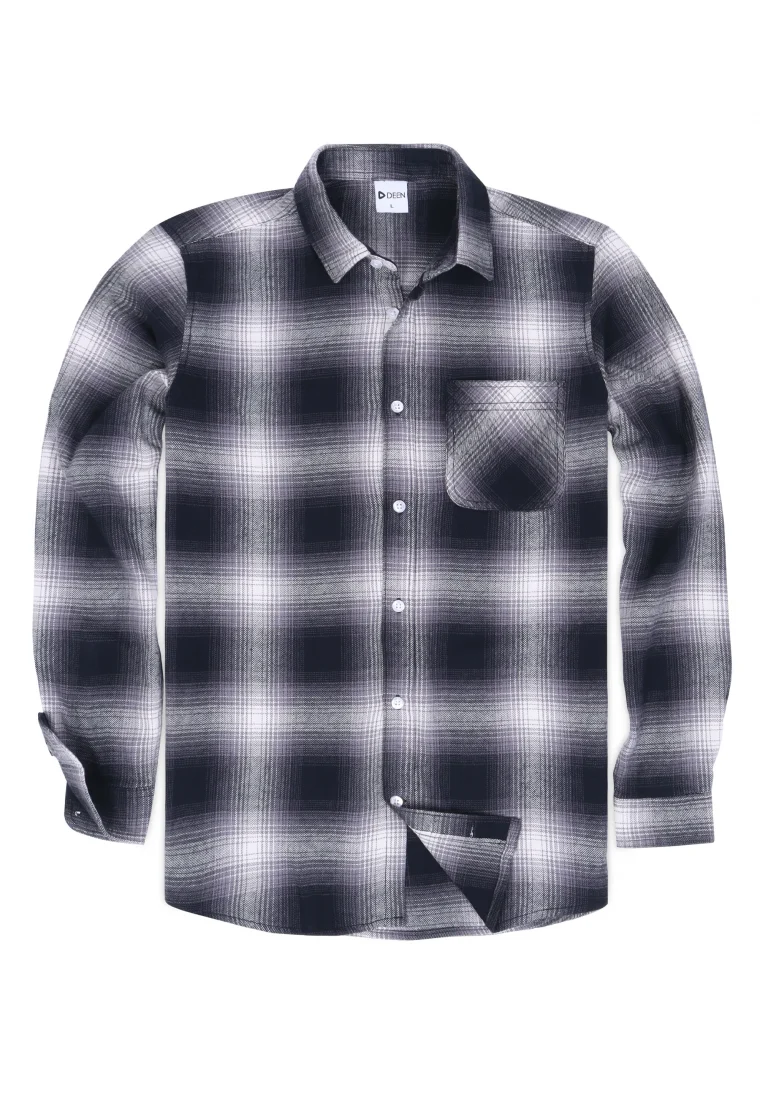 Shadow Mist Flannel Shirt - Regular fit