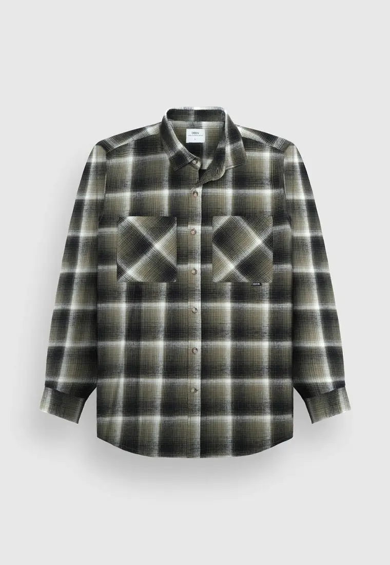 Olive Mist Flannel Shirt