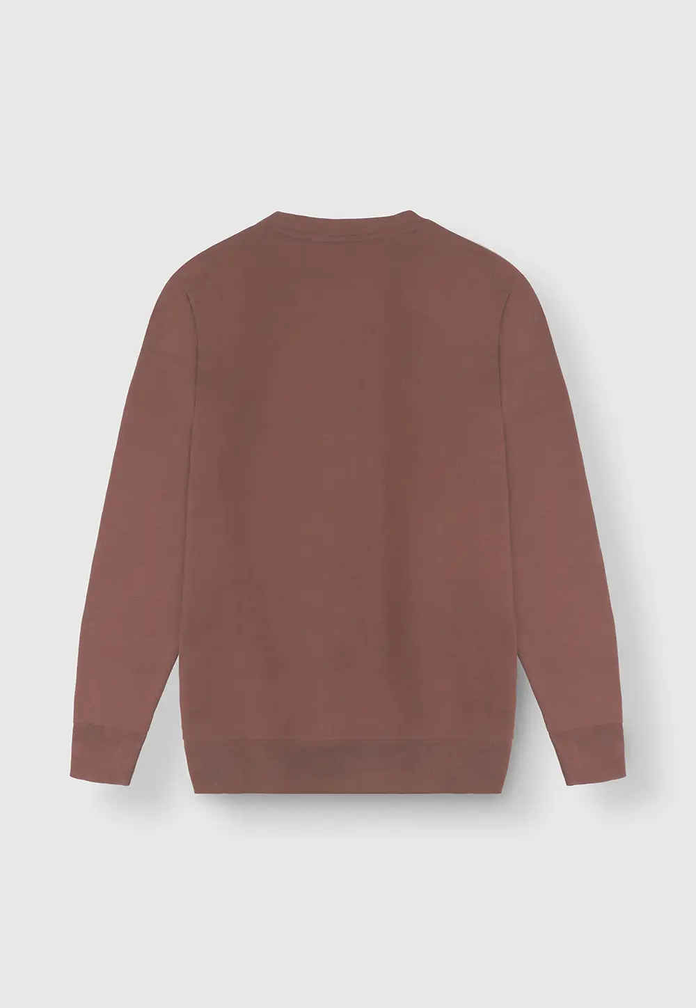 Brown Sweatshirt in French-Terry - Image 2