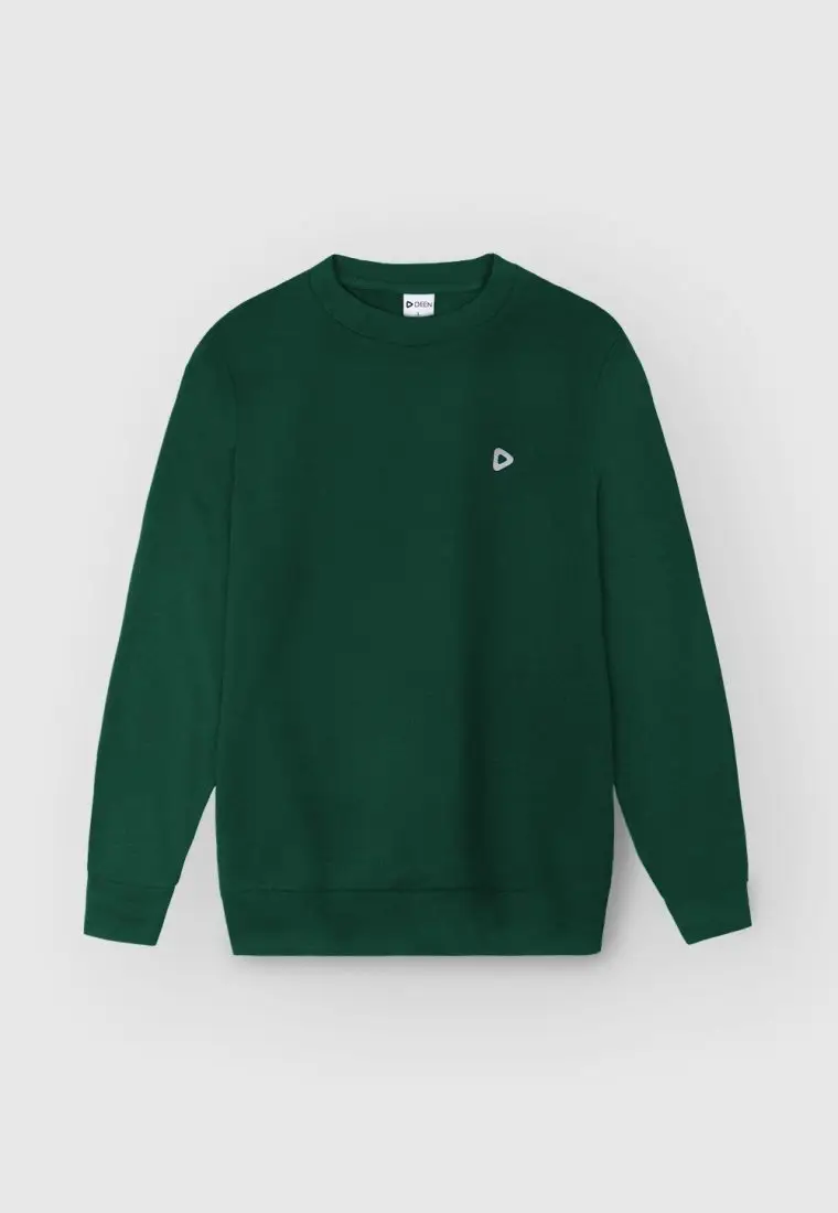 Bottle Green Sweatshirt French-Terry