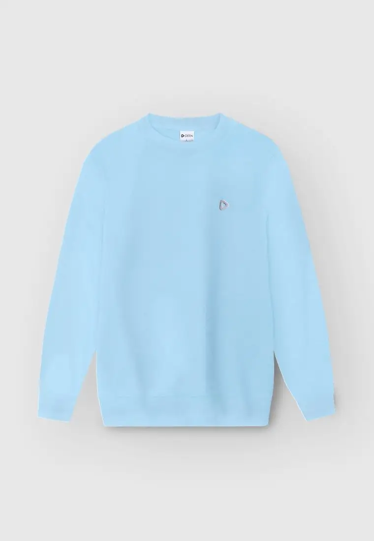 Sky Blue Sweatshirt French-Terry