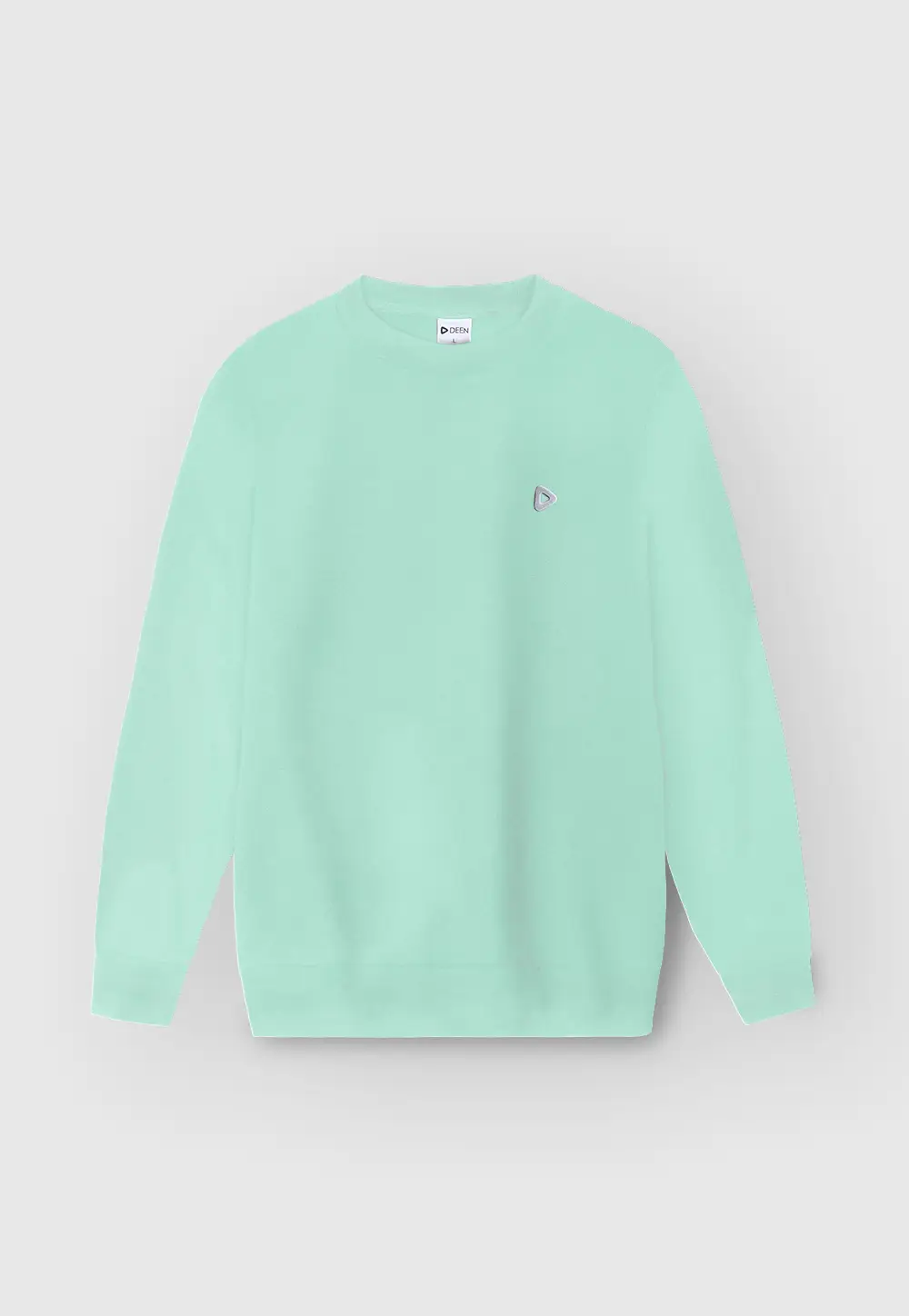 Teal Sweatshirt in French-Terry